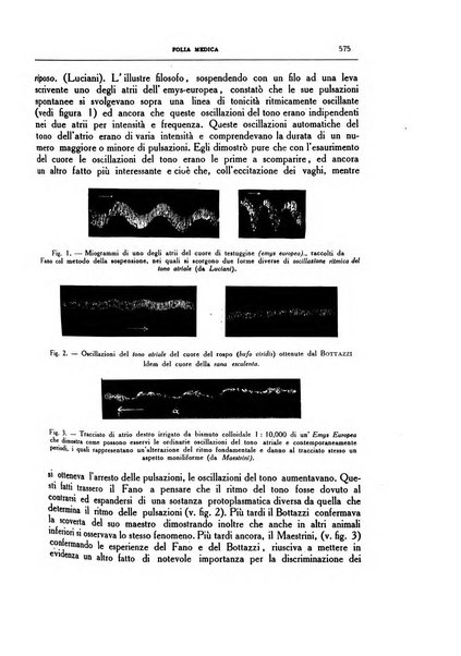 Folia medica periodico trimensile di patologia e clinica medica