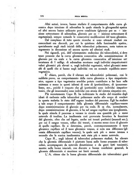 Folia medica periodico trimensile di patologia e clinica medica