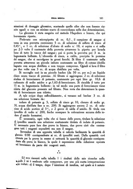 Folia medica periodico trimensile di patologia e clinica medica