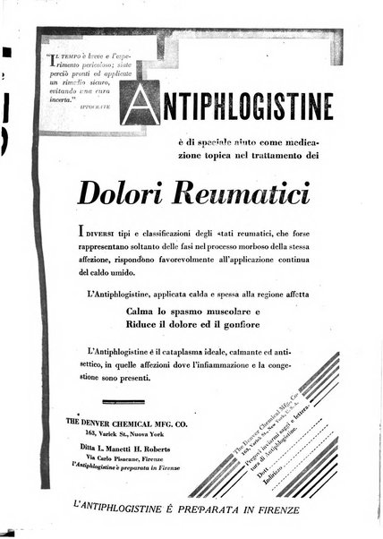 Folia medica periodico trimensile di patologia e clinica medica