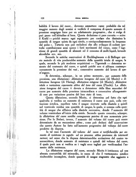 Folia medica periodico trimensile di patologia e clinica medica