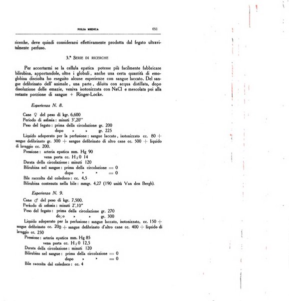 Folia medica periodico trimensile di patologia e clinica medica