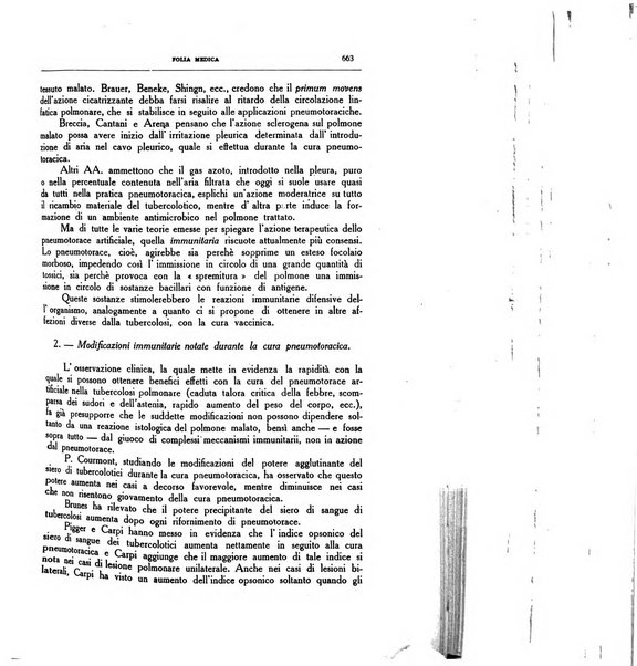 Folia medica periodico trimensile di patologia e clinica medica