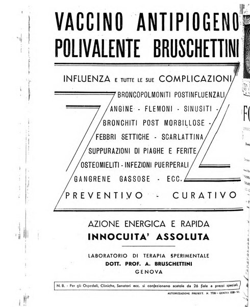 Folia medica periodico trimensile di patologia e clinica medica