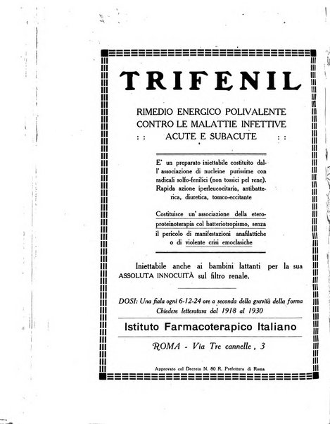 Folia medica periodico trimensile di patologia e clinica medica