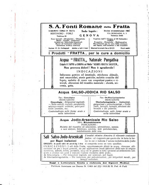 Folia medica periodico trimensile di patologia e clinica medica