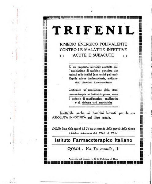 Folia medica periodico trimensile di patologia e clinica medica