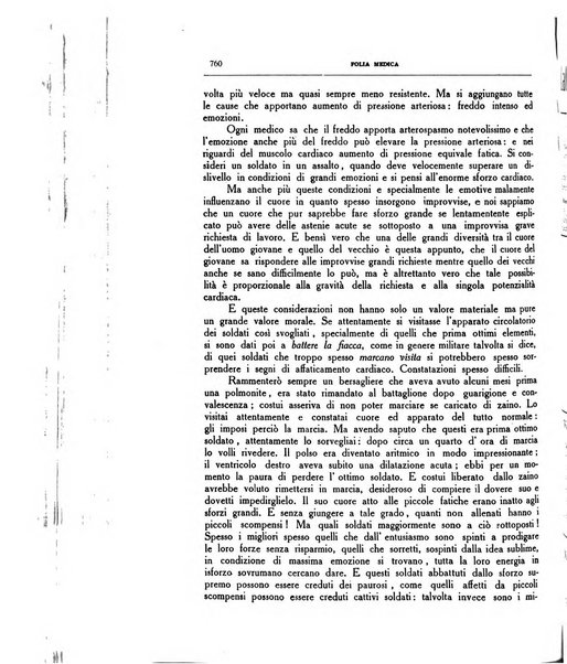 Folia medica periodico trimensile di patologia e clinica medica