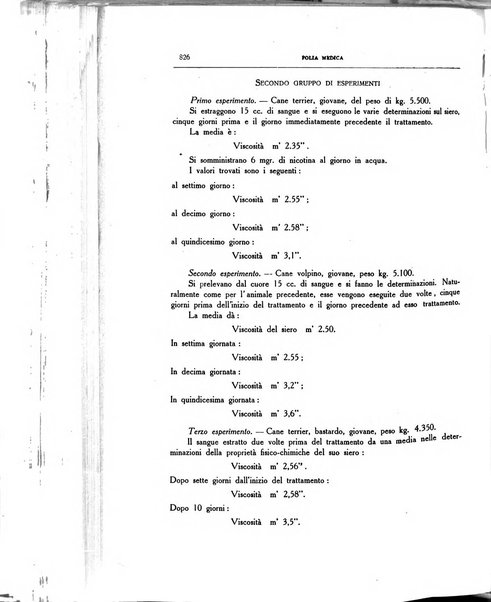 Folia medica periodico trimensile di patologia e clinica medica