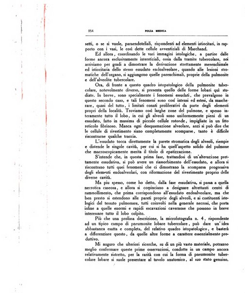 Folia medica periodico trimensile di patologia e clinica medica