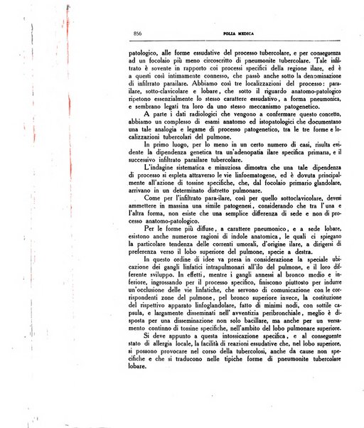 Folia medica periodico trimensile di patologia e clinica medica