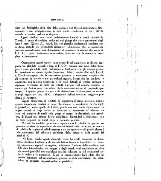 Folia medica periodico trimensile di patologia e clinica medica