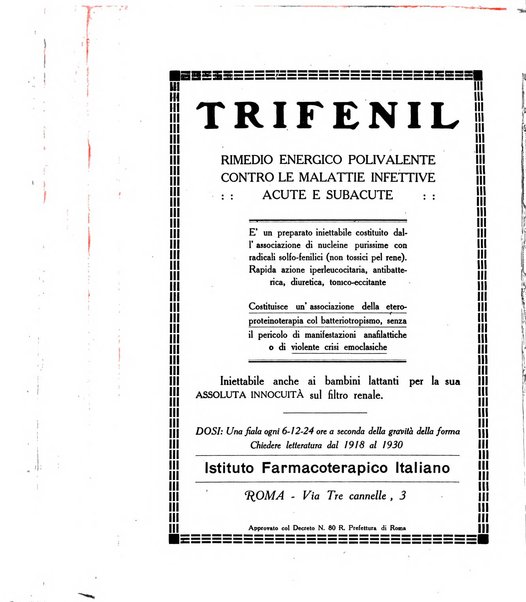 Folia medica periodico trimensile di patologia e clinica medica