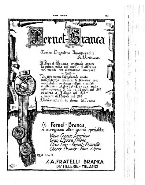 Folia medica periodico trimensile di patologia e clinica medica