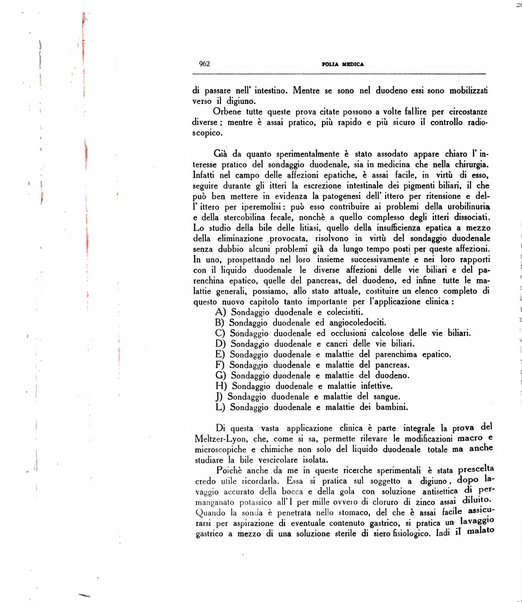 Folia medica periodico trimensile di patologia e clinica medica