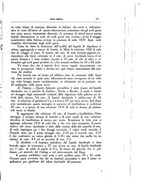 Folia medica periodico trimensile di patologia e clinica medica