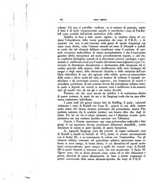 Folia medica periodico trimensile di patologia e clinica medica