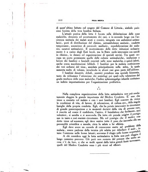 Folia medica periodico trimensile di patologia e clinica medica