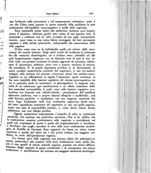 Folia medica periodico trimensile di patologia e clinica medica