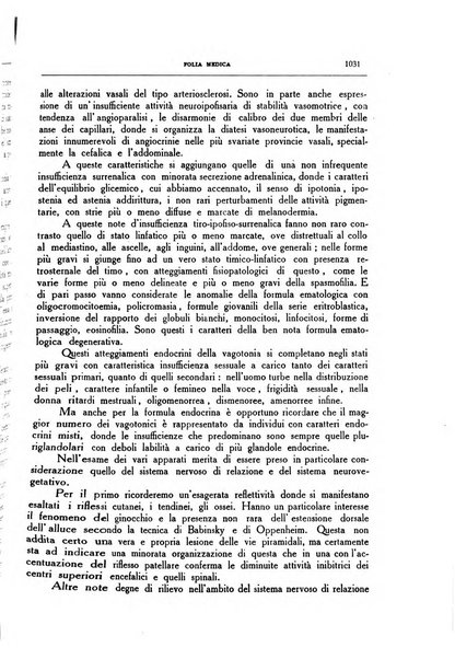 Folia medica periodico trimensile di patologia e clinica medica