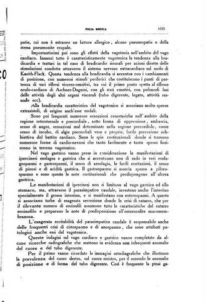 Folia medica periodico trimensile di patologia e clinica medica