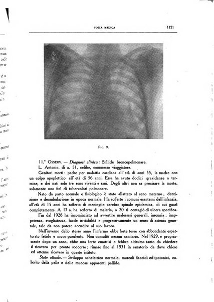 Folia medica periodico trimensile di patologia e clinica medica