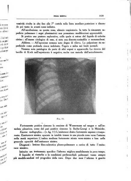 Folia medica periodico trimensile di patologia e clinica medica