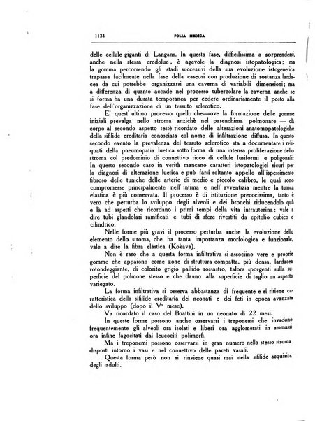 Folia medica periodico trimensile di patologia e clinica medica