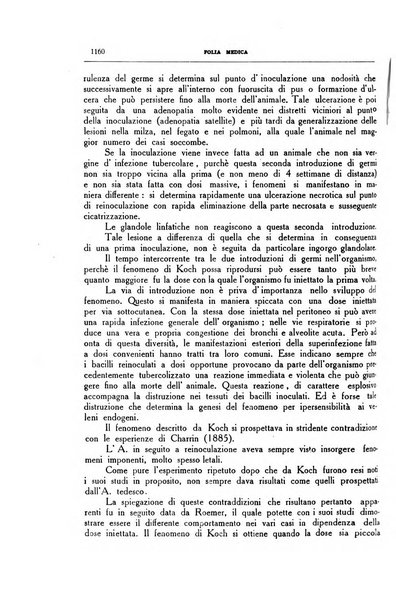 Folia medica periodico trimensile di patologia e clinica medica