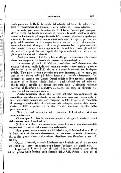 Folia medica periodico trimensile di patologia e clinica medica