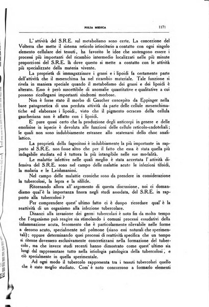 Folia medica periodico trimensile di patologia e clinica medica