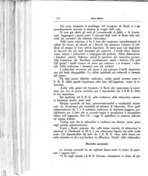 Folia medica periodico trimensile di patologia e clinica medica