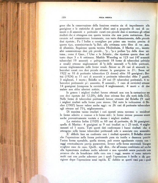 Folia medica periodico trimensile di patologia e clinica medica