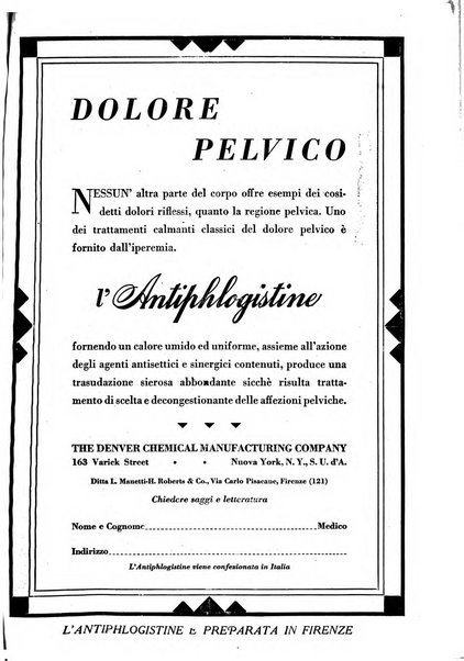 Folia medica periodico trimensile di patologia e clinica medica