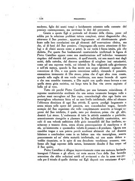 Folia medica periodico trimensile di patologia e clinica medica