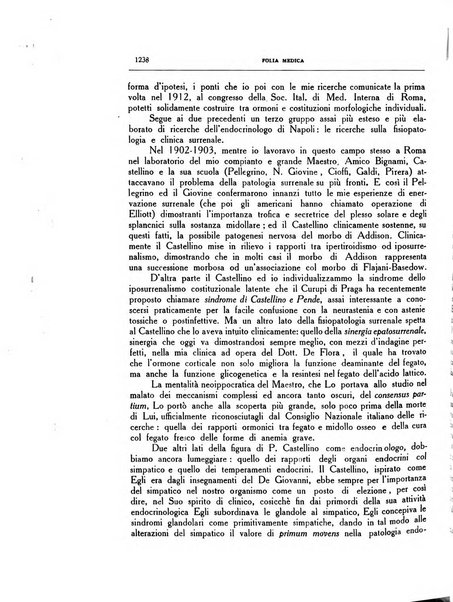 Folia medica periodico trimensile di patologia e clinica medica