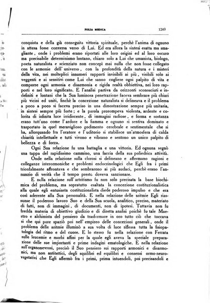 Folia medica periodico trimensile di patologia e clinica medica