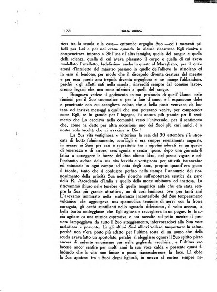 Folia medica periodico trimensile di patologia e clinica medica