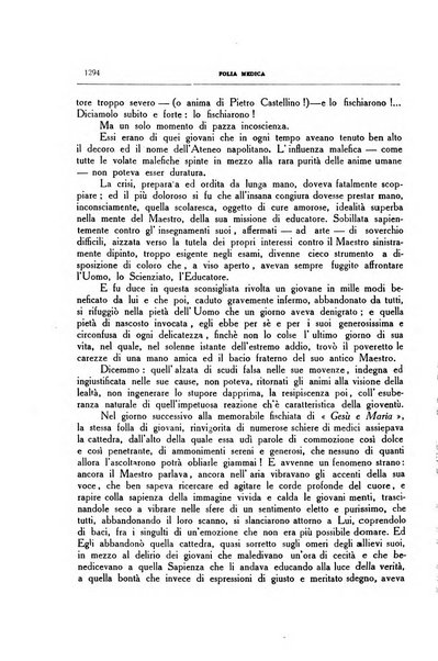 Folia medica periodico trimensile di patologia e clinica medica