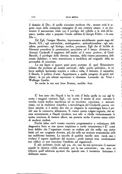 Folia medica periodico trimensile di patologia e clinica medica