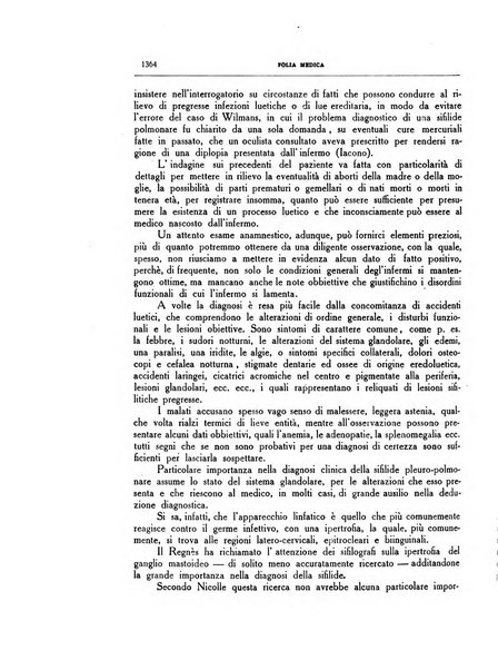 Folia medica periodico trimensile di patologia e clinica medica