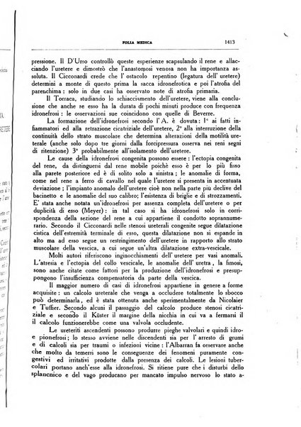 Folia medica periodico trimensile di patologia e clinica medica