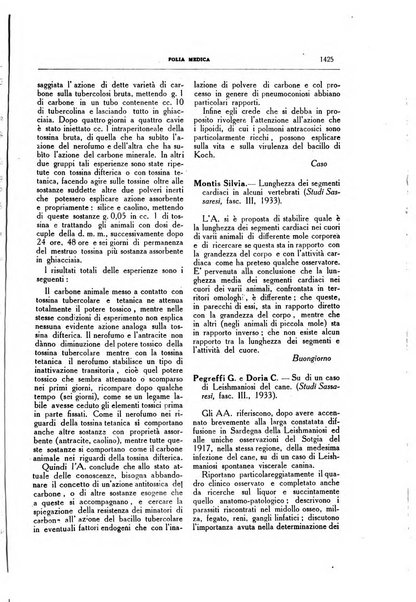 Folia medica periodico trimensile di patologia e clinica medica