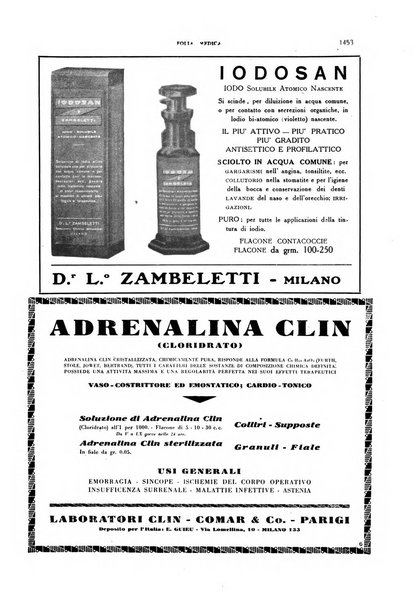 Folia medica periodico trimensile di patologia e clinica medica