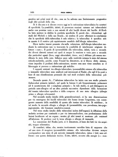 Folia medica periodico trimensile di patologia e clinica medica