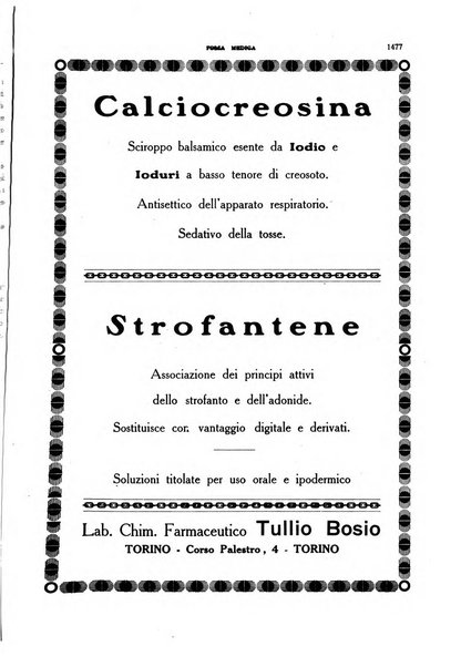 Folia medica periodico trimensile di patologia e clinica medica