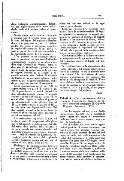 Folia medica periodico trimensile di patologia e clinica medica