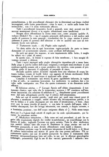 Folia medica periodico trimensile di patologia e clinica medica