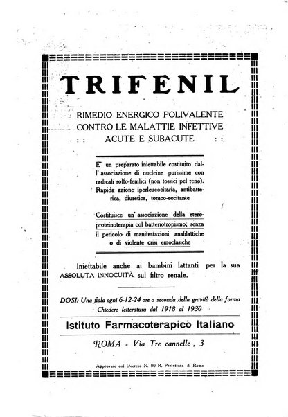 Folia medica periodico trimensile di patologia e clinica medica