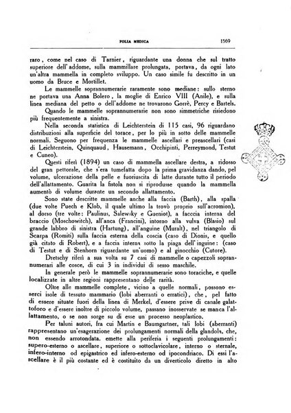 Folia medica periodico trimensile di patologia e clinica medica